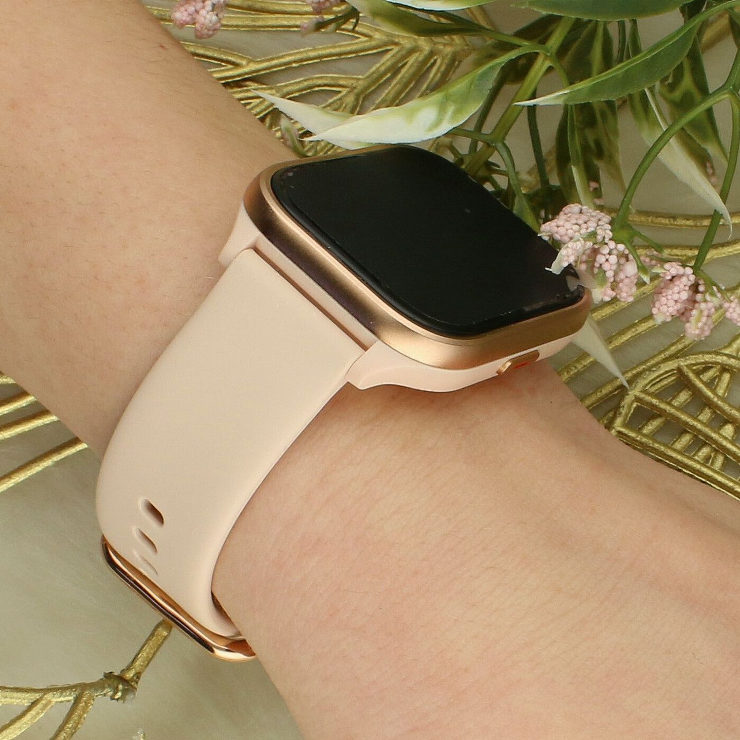 Smartwatch Hagen HB44 – Różowe złoto, silikonowy, dotykowy, zdrowie i sport, IP67 (4).jpg